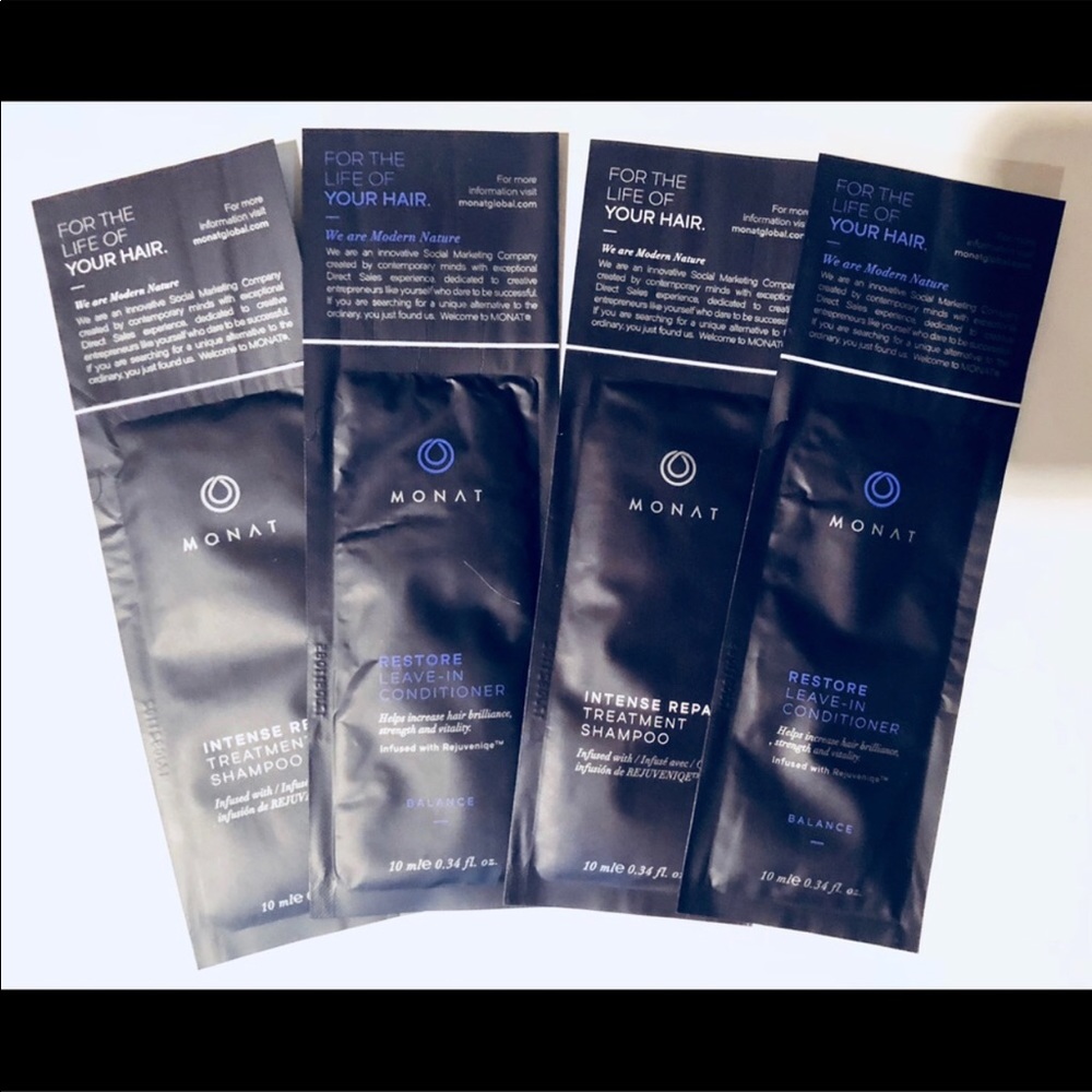 MONAT SAMPLES!!! 4 for $10